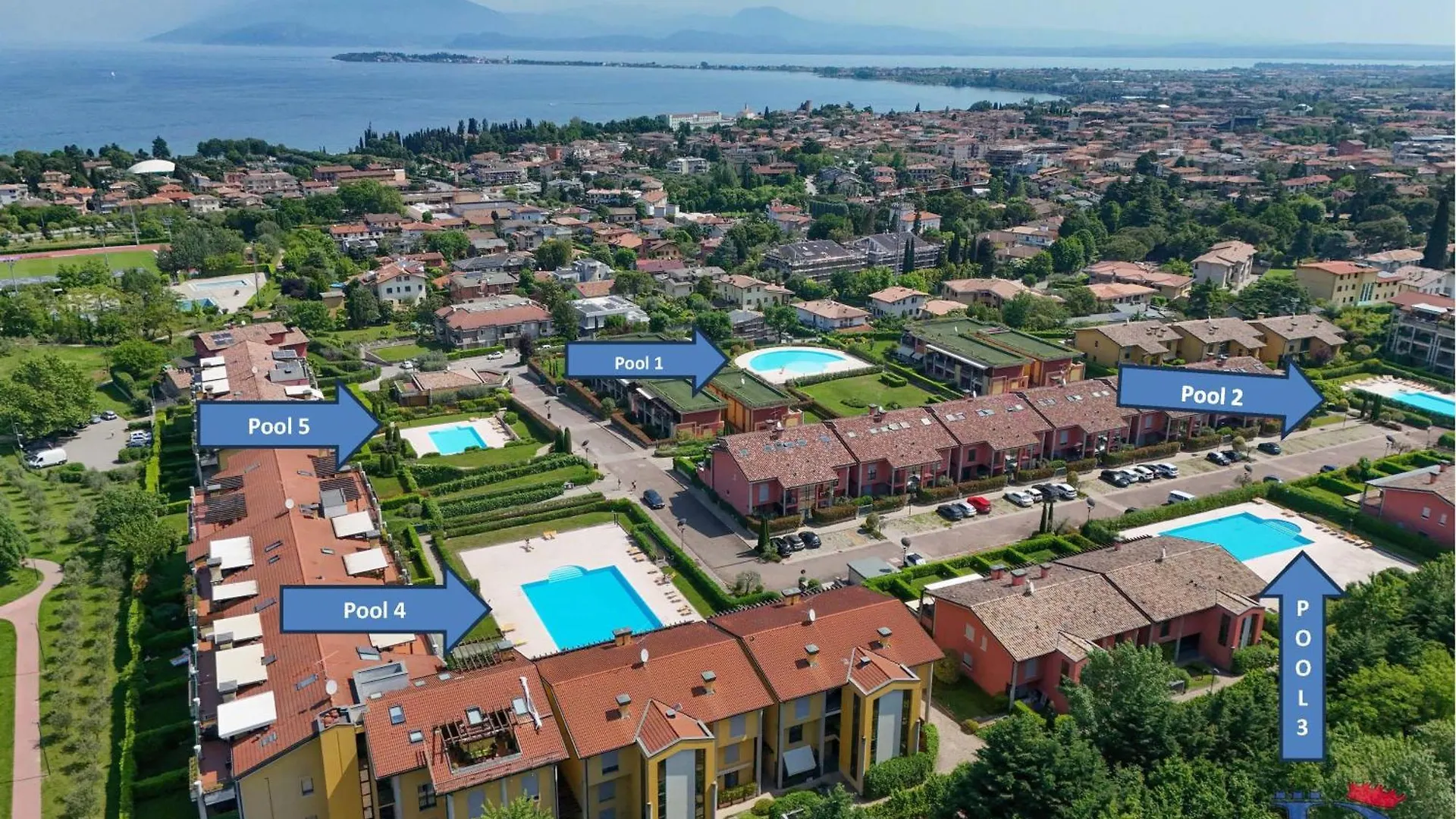 Desenzanoloft Official Partner Marriott Homes & Villas - Paradise Lake View In A 5 Pools Exclusive Residence Desenzano del Garda Apartment